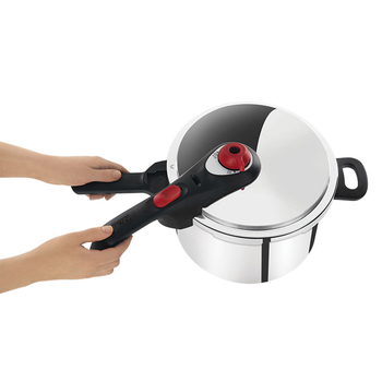 T-fal Tiphar Compact Electric Pressure Cooker Lacra Cooker Epic Ladle on  Pack White 9811 