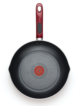 leugenaar Humaan exegese T-FAL T-fal Excite Non-Stick 12" Frypan, Red B0390764