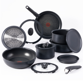 T-fal Platinum Endurance Stainless Steel 14pc Cookware set with Non-Stick  Frypan