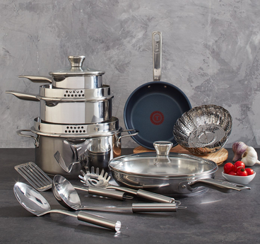 T-fal Platinum Endurance Nonstick 14pc Cookware Set : Target