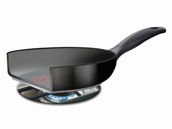 T-fal® Pure Cook Nonstick Aluminum Fry Pan Set - Black, 3 Piece